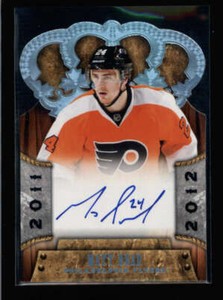 MATT READ 2011/12 PANINI CROWN ROYALE #163 DIE-CUT AUTOGRAPH AUTO BA2352