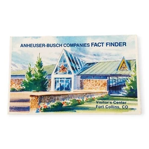 Anheuser-Busch Companies Fact Finder Vistor's Center Fort Collins CO Pamphlet - Picture 1 of 3