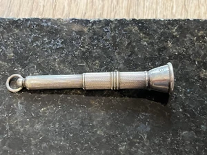 Silver cigar punch hallmarked Birmigham MWM.LO. 1956? small dent as pics. - Picture 1 of 15