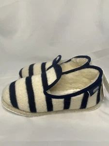 Armor Lux Slippers Sz 37/ 7 NWT Blue with White Stripes - Picture 1 of 9