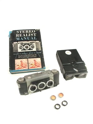 CÁMARA REALISTA ESTÉREO DAVID BLANCA 35mm Gran Antigua Años 50, Manual Raro, Visor Foto 1 de 4