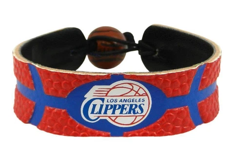 Los Angeles Clippers Team Color Basketball Bracelet [NEW] Jewelry Necklace Wrist Cover