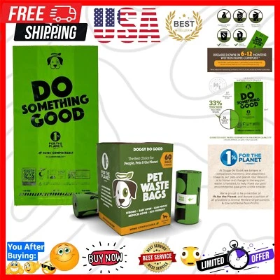 Poop Bags | Dog Waste Bags | Unscented, USDA Certified Biobased, Thick & Leak... - Image 1 of 4