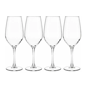 Luminarc Bordeaux Wine Glass Set of 4 Chip Resistant Red Wine Glass Set France - Picture 1 of 10