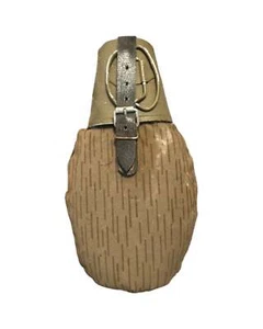 German Army water carrier bottle cup and cover army surplus bushcraft camping - Picture 1 of 4