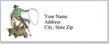 Personalized address labels Western Cowboy Rodeo Buy 3 get 1 free (p 96)