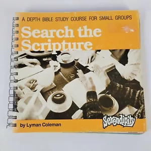 Vtg 1980 Serendipity Bible Study Course Small Groups Lyman Coleman Search Script - Picture 1 of 20