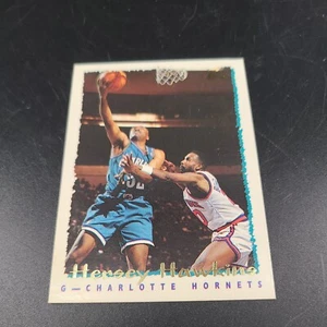 1995 Topps Hersey Hawkins #229 Record Charlotte Hornets Basketball Card - Picture 1 of 2