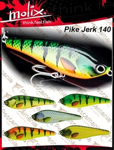 Artificiale spinning hard bait Molix Pike Jerk 140 14 cm 85gr affondante - Imagen 1 de 9