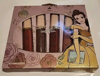 Disney Beauty & The Beast - BELLE - 4 Piece Lip Gloss Collection - New In Box - Image 1 of 2