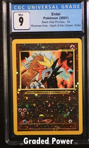 Promo Entei Black Star Promo CGC 9 Reverse Holo (0150) #34 Pokemon - Picture 1 of 1