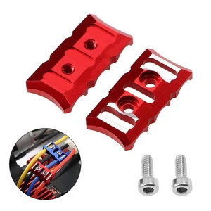 RED Aluminum Alloy ESC Motor Cable Manager Wire Fixed Clamp Buckle Prevent RM - Afbeelding 1 van 9