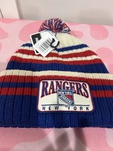 Neu mit Etikett New York Rangers Hockey Strickmütze Beanie Einheitsgröße - Bild 1 von 1