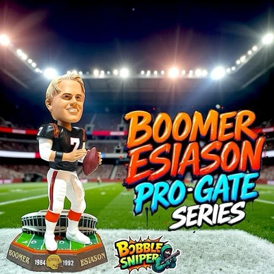 BOOMER ESIASON Cincinnati Bengals "Retired Pro Gate Series" NFL Bobblehead Foto 1 de 4
