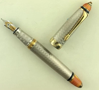 Pluma Estilográfica Michel Perchin ~ Plumín 18K ~ Parece Nueva con Pequeño Defecto ~ Limitada 38/88 Foto 1 de 4