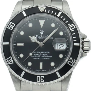 Rolex Submariner Date 16610LN Automatic 40mm Black Dial Men's Watch - Picture 1 of 5