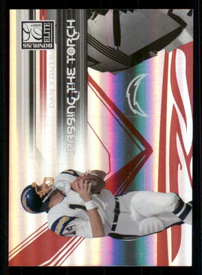 2007 Donruss Elite Passing the Torch Red #23 Dan Fouts/Philip Rivers /800 - Image 1 of 2