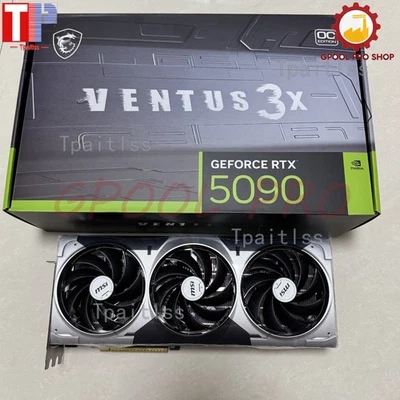 MSI Geforce RTX 5090 VENTUS 3X (No Core, No VRAM) With Box - (FOR PARTS) 1PC - Image 1 of 4