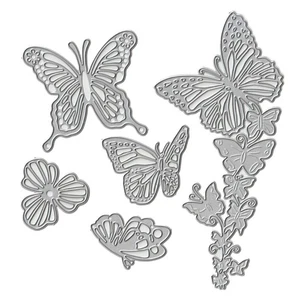 Butterfy Metal Cutting Dies Stencil DIY Scrapbooking Album Paper Card Template - Picture 1 of 8