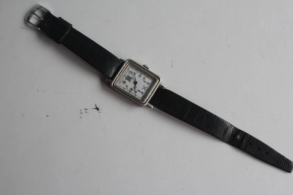 Montre Franc maçon mécanique argent (73844) - Photo 1/3