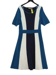 Boden Women's Maxi Dress UK 18 Blue Cotton with Nylon, Viscose Maxi - Picture 1 of 7