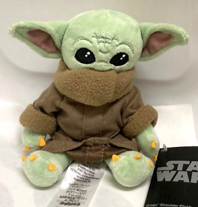 Aimant épaule peluche Disney Star Wars The Mandalorian Grogu 5 1/2" bébé Yoda