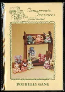 Tomorrow's Treasures POTBELLY GANG 4 Zoll Stofftiere Handwerk Schnittmuster - Bild 1 von 2