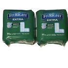 2 Packs Fitright Optifit Briefs Diapers  Size L Adult Underwear Side 40 Ct