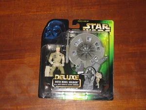 Kenner Star Wars Deluxe Hoth Rebel Soldier Laser radar cannon moc action figure - Afbeelding 1 van 4