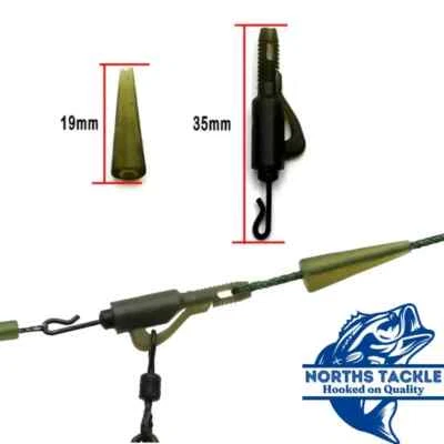 HYBRID LEAD CLIPS + TAIL RUBBERS - CARP FISHING - Quick Change Hybrid CLIPS - Image 1 of 3