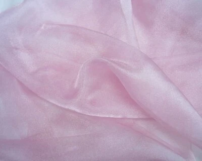 Organza Fabric - DUSKY PINK - Snow Organza Sheer Costume Craft Fabric Material - Image 1 of 2