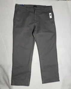 NEW Gap Khakis Chino Pants Mens 40X32 Straight Vintage Standard Fit Gray NWT - Picture 1 of 10