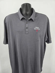 Travis Mathew Poloshirt Erwachsene 2XL grau Michelob Ultra Golf Freizeit Baumwolle * - Bild 1 von 16