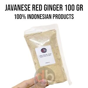 INDONESIAN PURE 100% NATURAL JAVA RED GINGER 100 GRAMS MAGIC HERB WORLDWIDE SHIP
