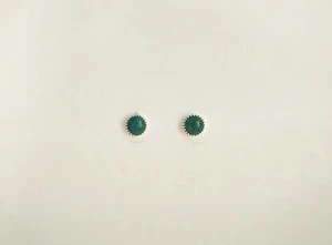Fashion stamp sterling silver 925 earrings & Eilat stone Israel ! Gift & Jewelry - Picture 1 of 1
