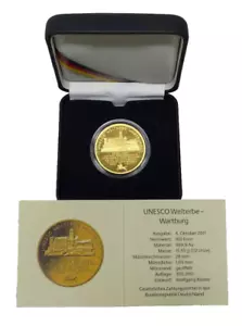 100-Euro-Goldmünze 2011 "UNESCO Welterbe - Wartburg" Prägebuchstabe F - Bild 1 von 2