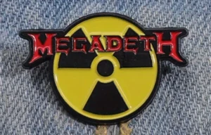 MEGADETH pin lapel brooch - heavy metal rock music - FREE SHIPPING !!!! - Picture 1 of 2