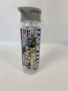 Vandor Sunrise Crunchyroll Gundam Robot RX782 Clear Water Bottle 16 Oz - Picture 1 of 10