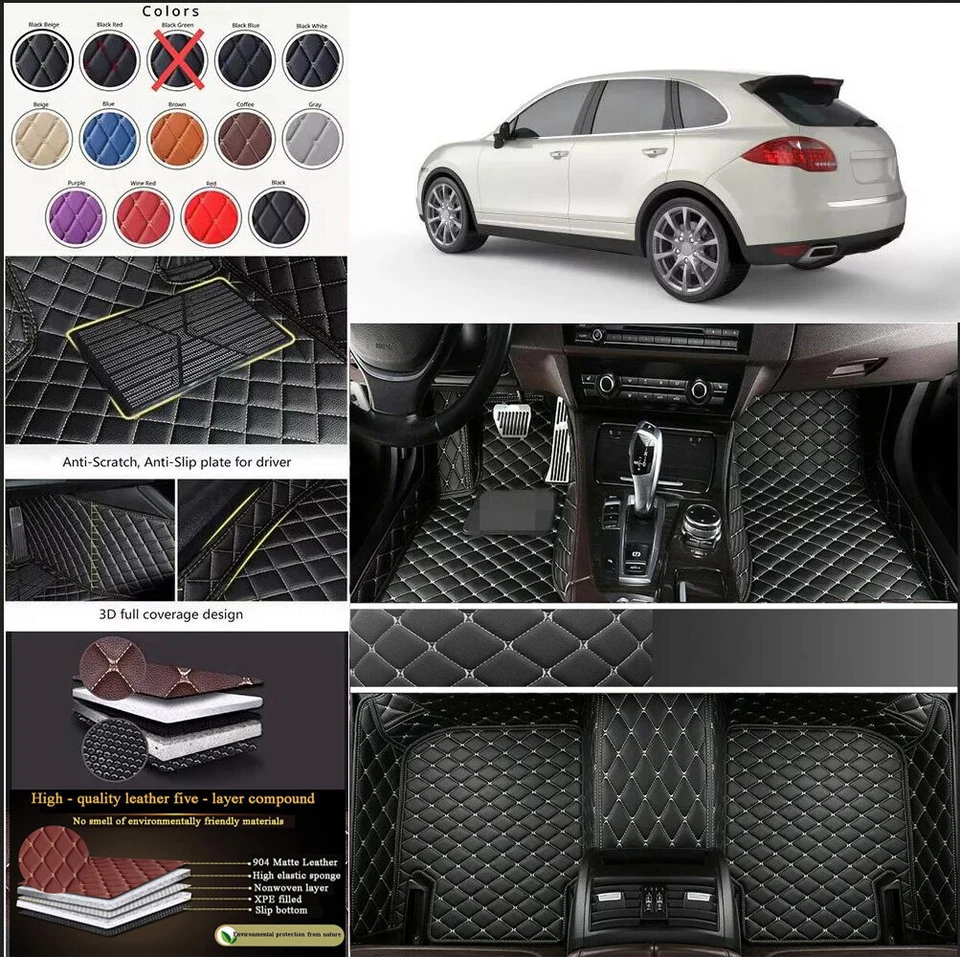 For Mercedes-Benz A160 A180 A190 A200 A220 A250 A45 Custom 3D Custom Carpets Mat Foto 1 de 4