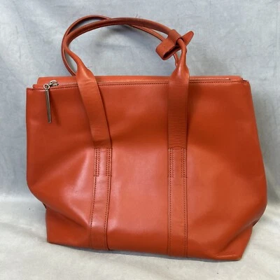 Phillip Lim Cartera 3.1 Bolso de Mano Cuero Naranja Mujer Vintage Bolso de Hombro Foto 1 de 4
