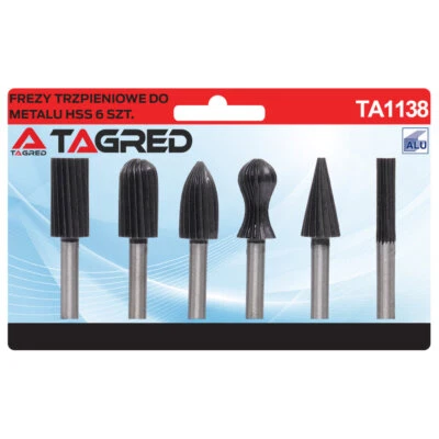 Frässtifte Metall Alu 6tlg Schaftfräser 6mm Set HSS Bohrmaschine Fräsersatz - Bild 1 von 4