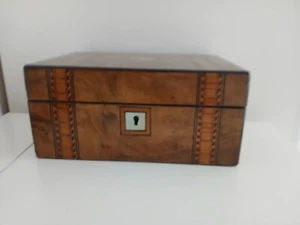 Antique Tunbridge ware sewing box. - Picture 1 of 10