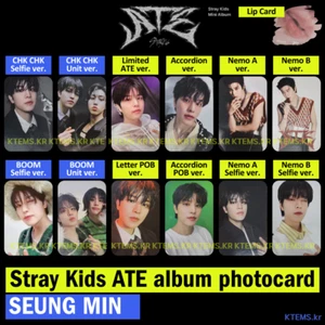 Streunerkinder aßen Fotokarte SeungMin limitiert Ver Brief Akkordeon Album Lippenkarte - Bild 1 von 1
