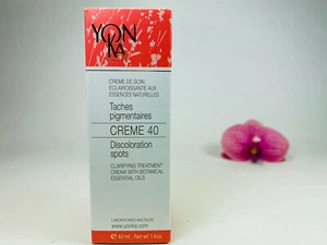 Yonka Creme 40 Discoloration Spots Clarifying Treatment Cream 40ml / 1.4oz New - Picture 1 of 1