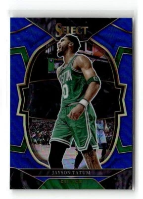 2022-23 Panini Select - Blue Prizm Blue #55 Jayson Tatum TS1 - Image 1 of 2