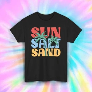 Camiseta Sun Salt Sand | Camiseta gráfica de vacaciones en la playa | Vibraciones de verano | S-5XL - Imagen 1 de 7