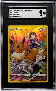 Pokemon Brilliant Stars TG11 2022 Eevee Completo Arte Entrenador Galería SGC 9 - Imagen 1 de 2