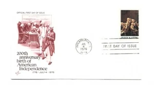 1691 Declaration of Independence Artcraft FDC  - Picture 1 of 1