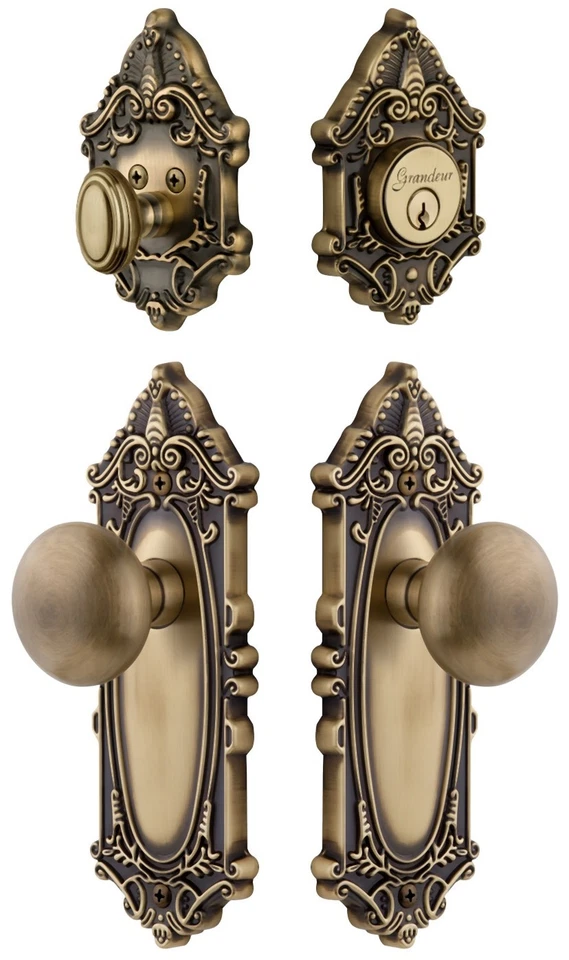 Grandeur GVCFAV_SP_ESET_238 Grande Victoriano Latón Sólido Individual - Latón Foto 1 de 1