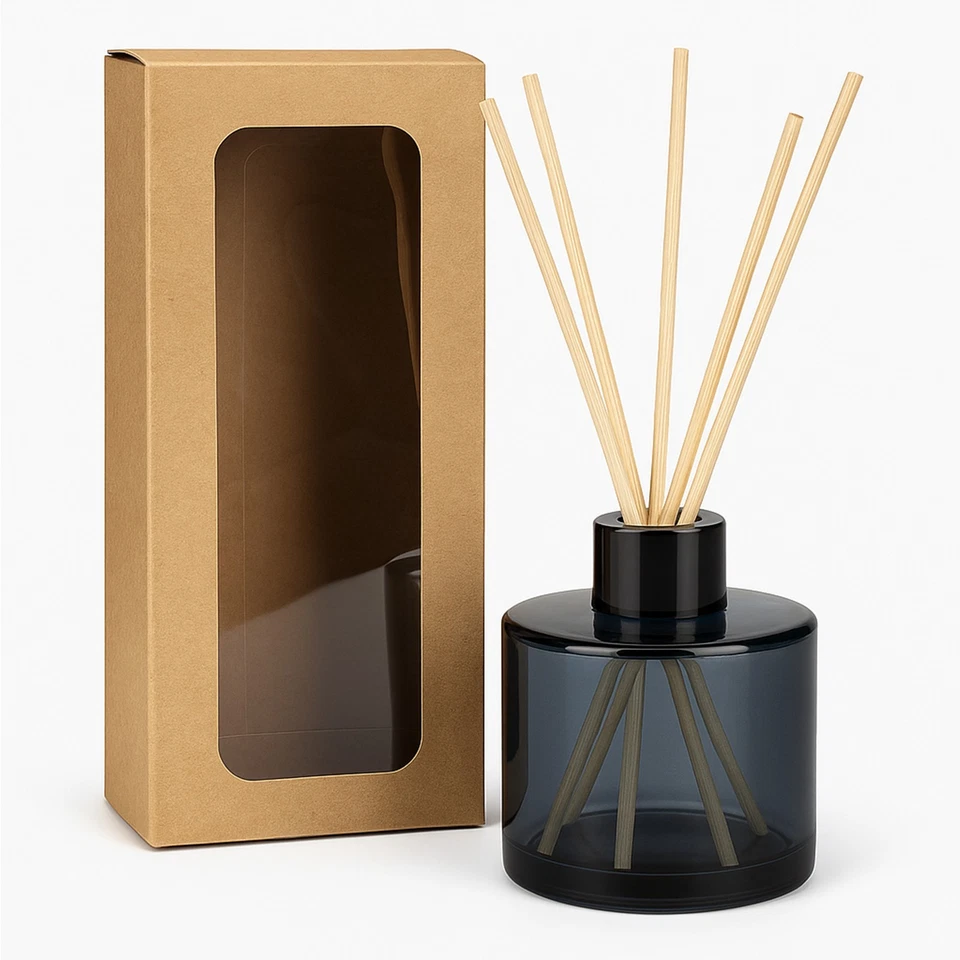 WonderWax Duftöl I Rauchglas Reed Diffuser mit Stäbchen I Raumduft Set Premium - Bild 1 von 4